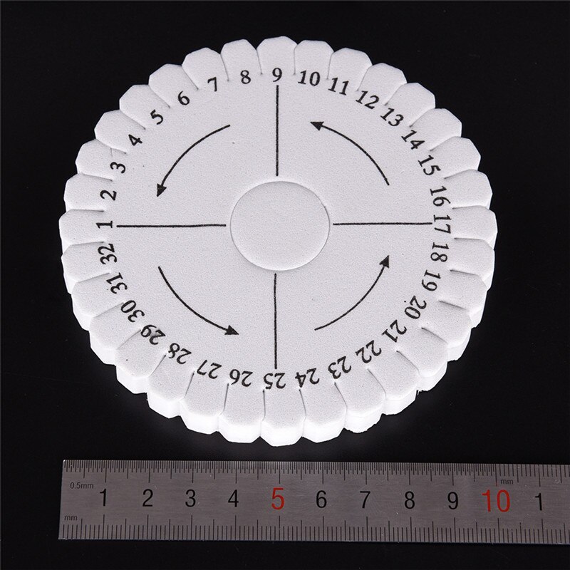 1pc runde firkantede kumihimo beading cord disc/disk fletning flettet plade diy