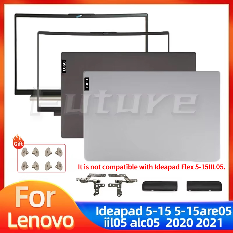 Case For Lenovo Ideapad 5 15IIL05 15ARE05 15ITL05 15ALC05 LCD Back Cover Front Bezel Hinges Rear Lid Top Back Case