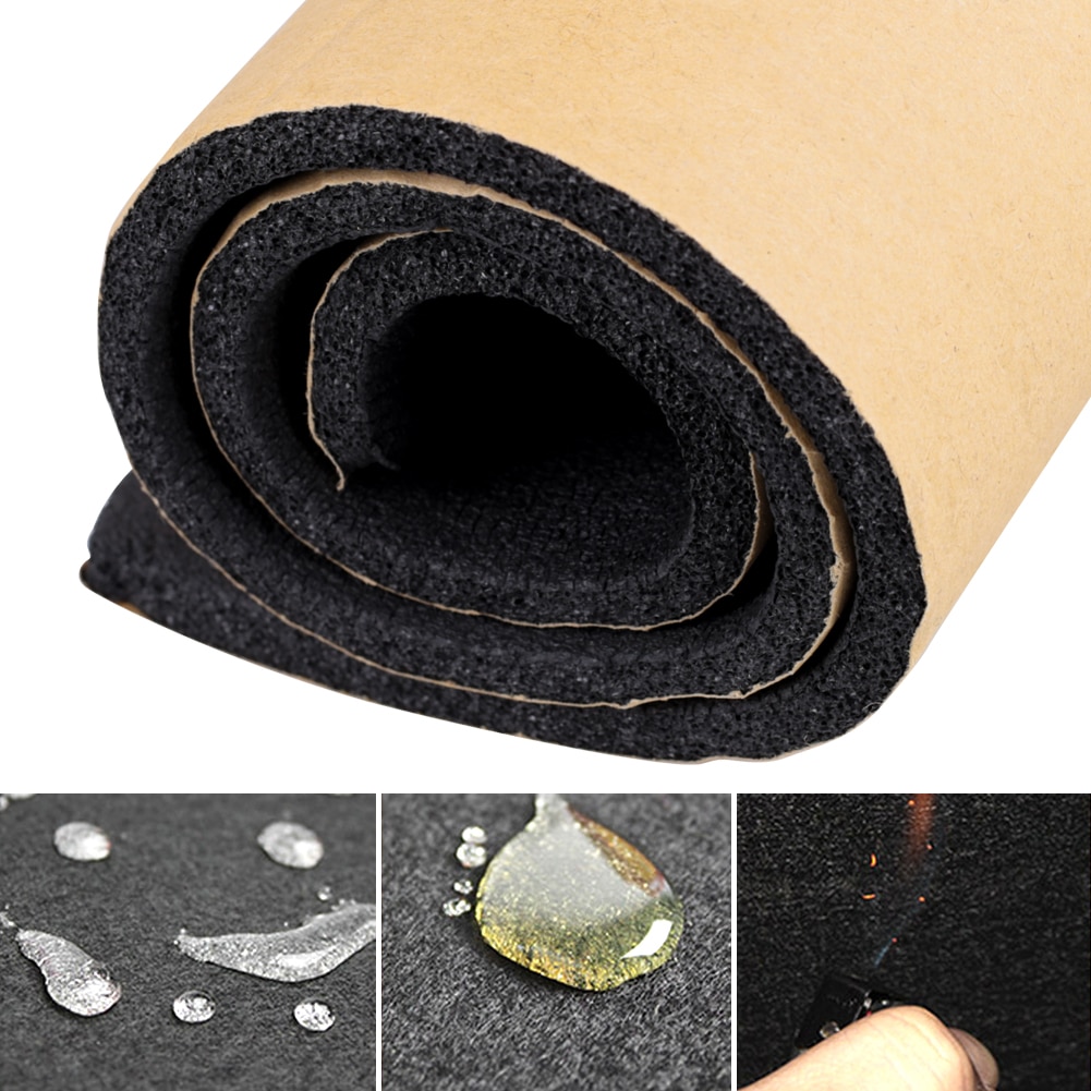 1pc 5mm 30x50cm Car Auto Van Deadening Insulation Sound Proofing Closed Cell Foam Anti-noise Car Interior Accessories