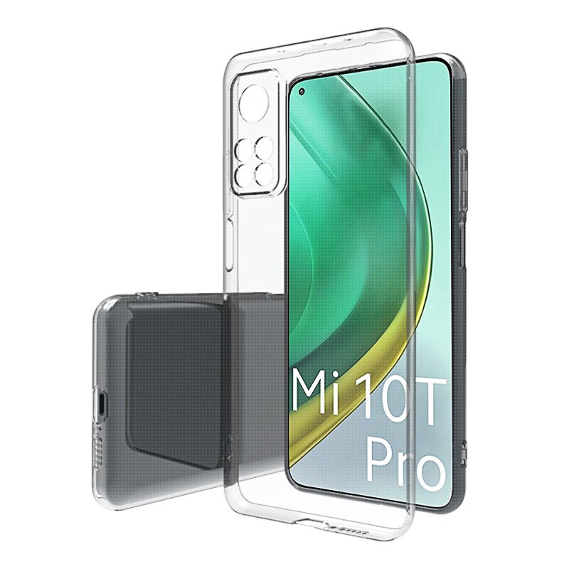 per Xiaomi Mi 10T 5G Caso Semplice Sottile Molle di TPU Transaprent Chiaro Cassa Del Telefono per Xiaomi Mi 10T Mi10T pro 5G Copertura: For Mi 10T Pro 5G