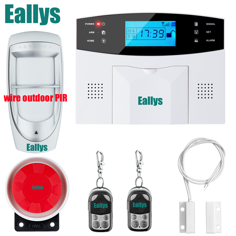 Wireless/Wired Gsm Voice Home Security Alarmsysteem Auto Dialing Dialer Sms Call