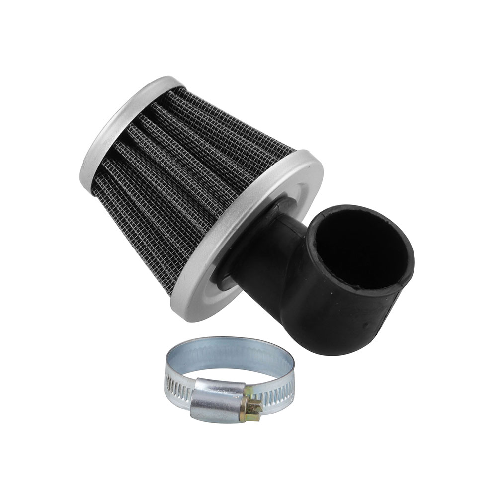 Luftfilter 50cc 2 Hub 90 Grad Biegen Ellbogen 35mm Null widerstand Filter Für Motorrad ATV Tasche Fahrrad Moto