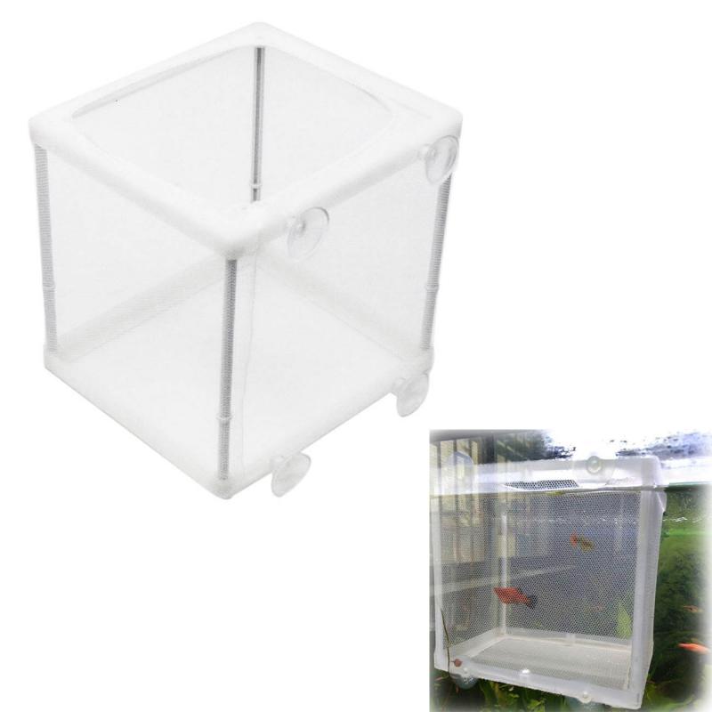 L Fish Breeding Incubator Net Hanging Fry Baby Fish Hatchery Isolation Box Aquarium Accessory