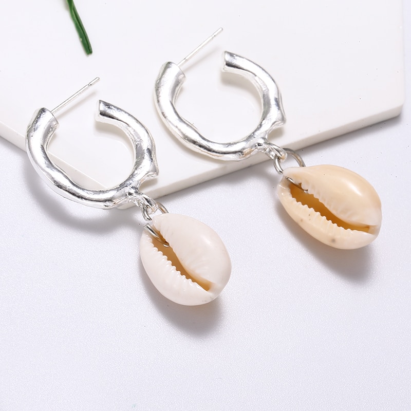 Brincos com pingente marítimo, brincos femininos com declaração da cor dourada e dourada, para casamentos, festas, irregular, geométrico