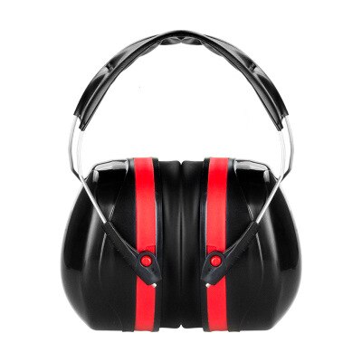 Orejeras insonorizadas para aviones, orejeras industriales silenciosas con reducción de ruido, para aprendizaje del sueño: black red