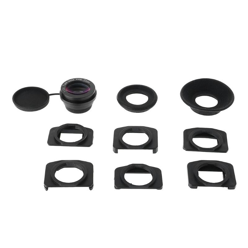 Viseur à Mise Au Point Fixe 1,5X – Loupe D'oculaire Pour Appareil Photo Reflex – Avec 6 Bases, Pour Personnes Myopes/hypermétropes