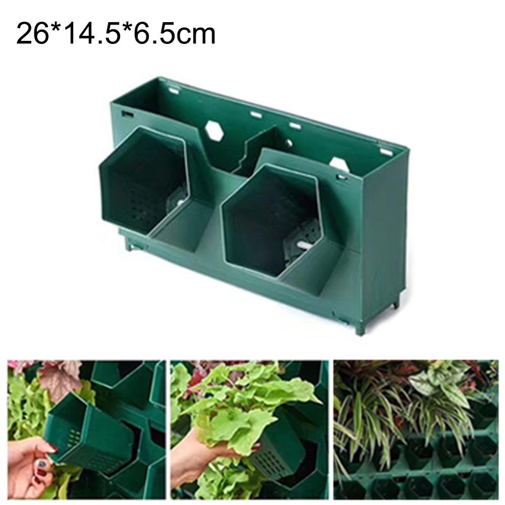 Three-dimensional Vertical Green Plant Pot Wall Hanging Flower Pot Multi-layer Combination Plant Grow Planter Green for Flowers: purple