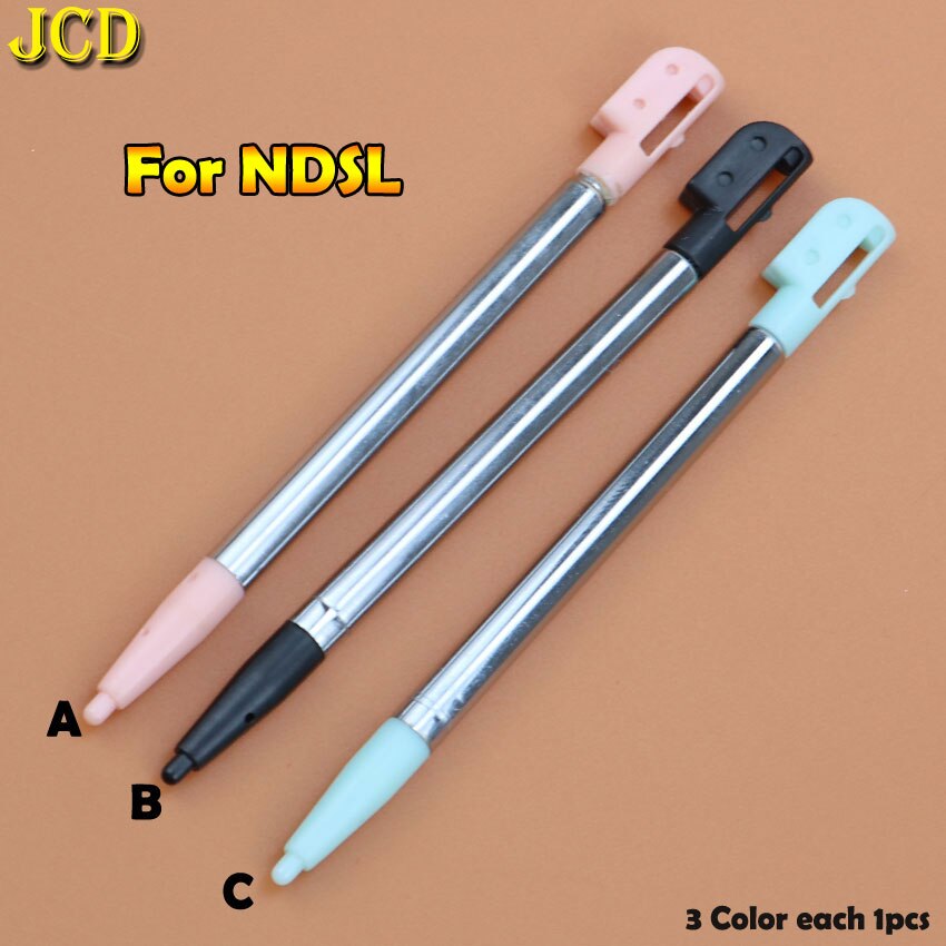 JCD-Juego de lápiz táctil de pantalla táctil de Metal retráctil para Nintendo 3DS XL, para Nintendo 3DS NDSi NDSL, accesorio de juego, 1 Uds.: For Nintedo NDSL