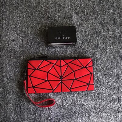 2020 nowy geometryczny zamek kosmetyczka kobiety Luminous kosmetyczka Ladies Organizer na kosmetyki składane podróży makijaż torba hurtownia: G