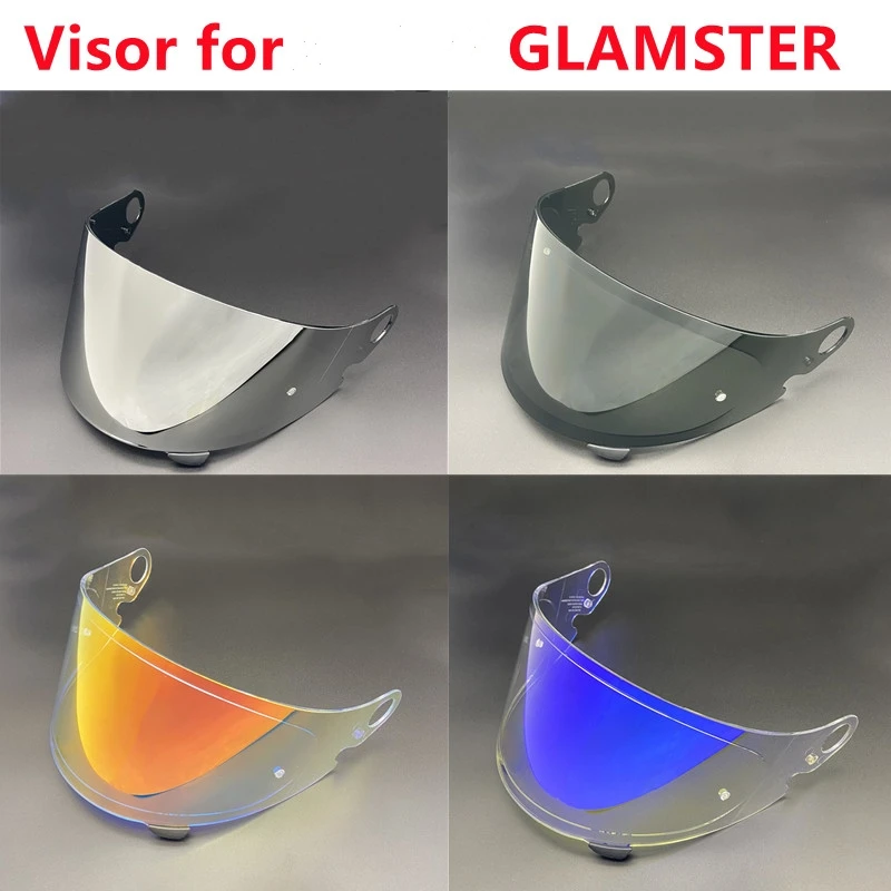 Helmvisier für SHOEI Glamster CPB-1V Motorradhelm Schild Windschutzscheibe Sonnenschutz Vollgesichts-Motorradlinse UV-Schutz