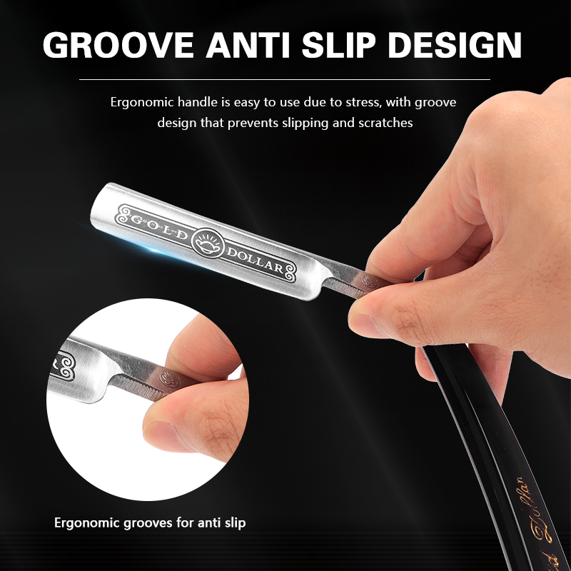 Classic Straight Edge Barber Razor Beauty Shaving Knife Salon Manual Men's Beard Cut Throat Shavette