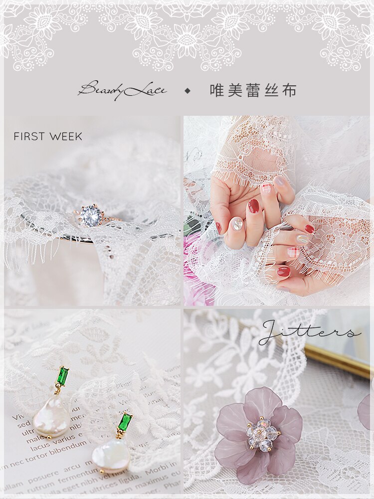 Photography Backdrops Decoration White Lace Cloth Fabric Pad Studio Photo Accessories Background Ornament fotografia DIY Items