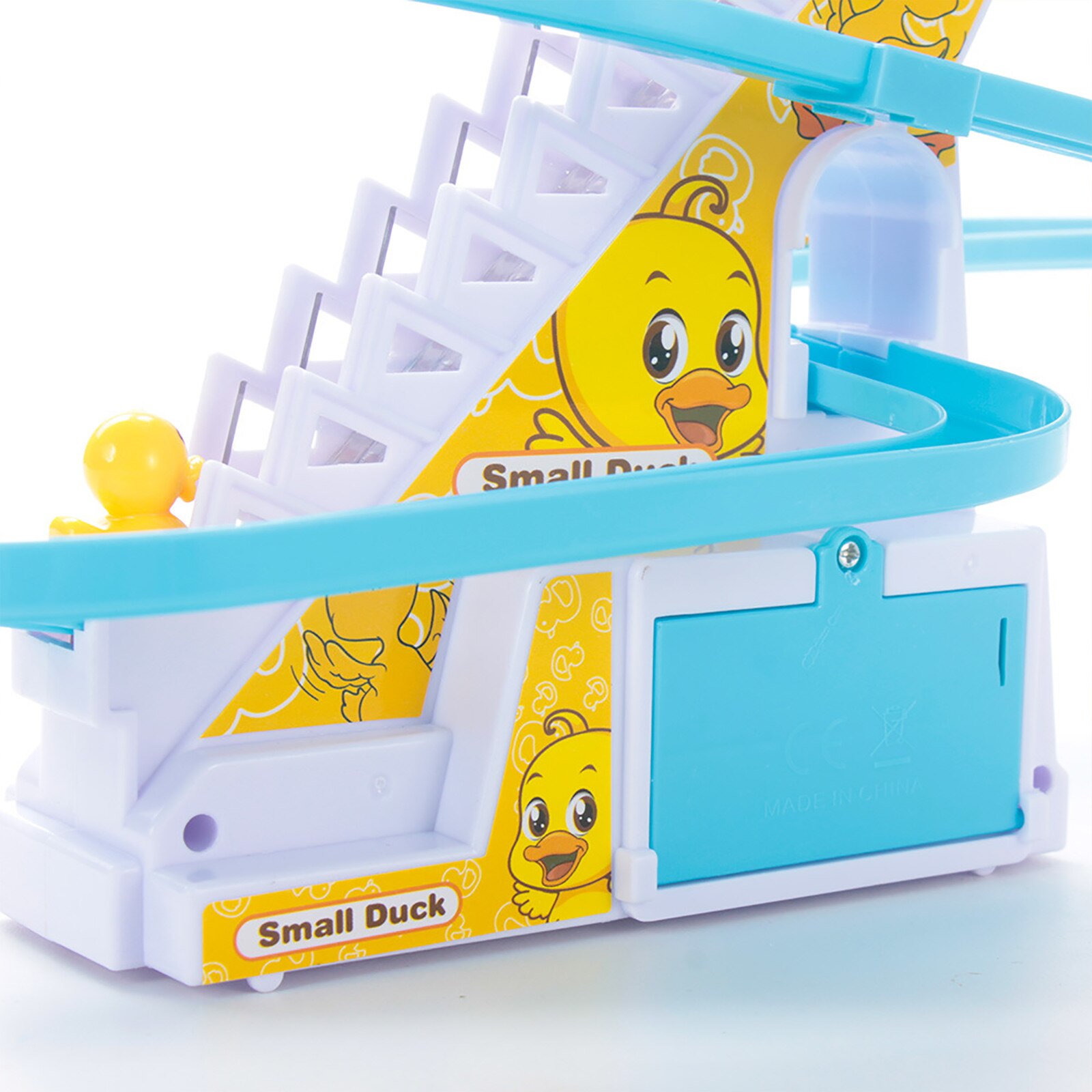 Electric Duck Climbing Stairs Toy A Fun Roller Coaster Toy With 9 Duck Toys And A Race Track, Puzzle Assembly Toy Children&#39;s Toy