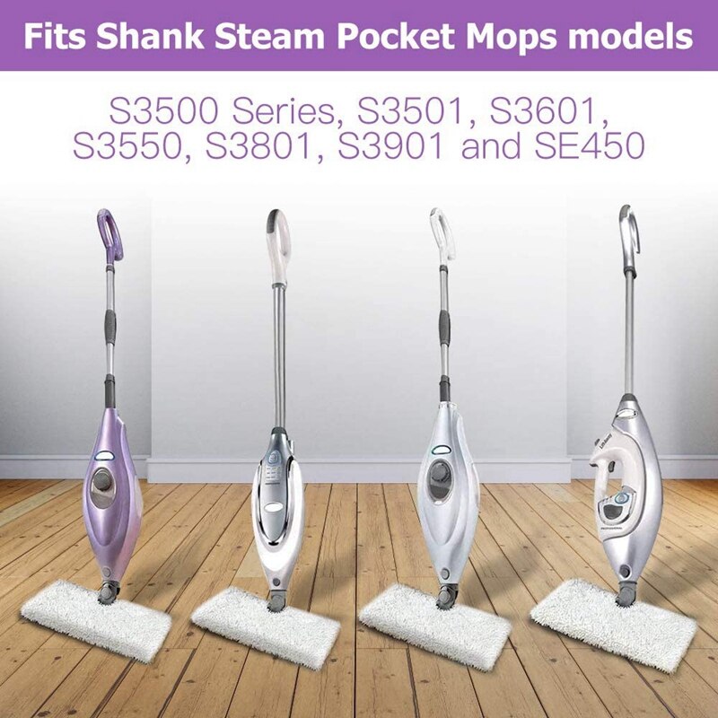5 Pcs Vervanging Stoom Mop Pads Voor Shark Steam Mop Pads Compatibel Met S3500 Serie S3550 S3901 S3601 S3501