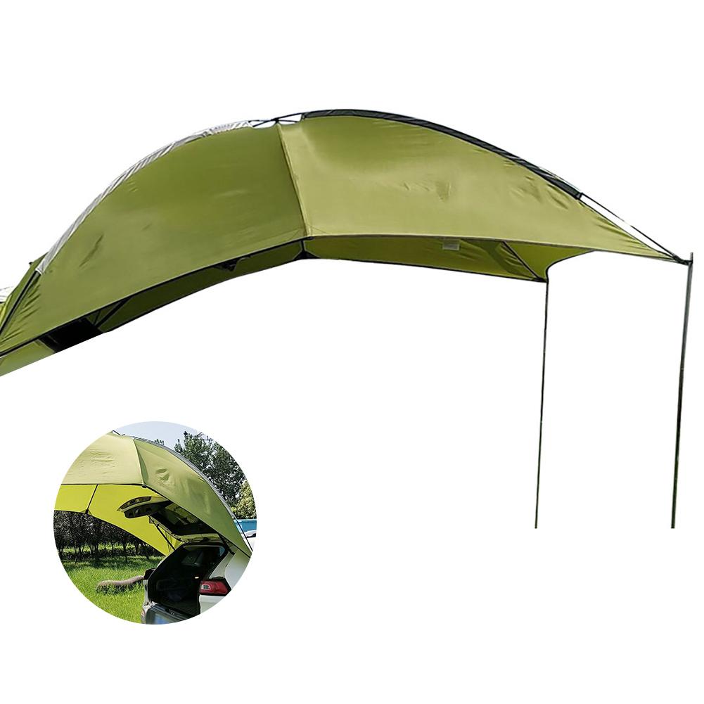 Tienda de campaña para coche, autocaravana, MPV, remolque, lágrima, sedán, Anti-uv, para playa, acampada, viaje automático, toldo de sombra: Green