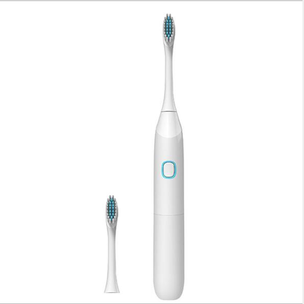 Top Sound Wave Electric Toothbrush Children Smart Massage Tooth Brush With 1PC Head Replace For Kids Dental Care: White