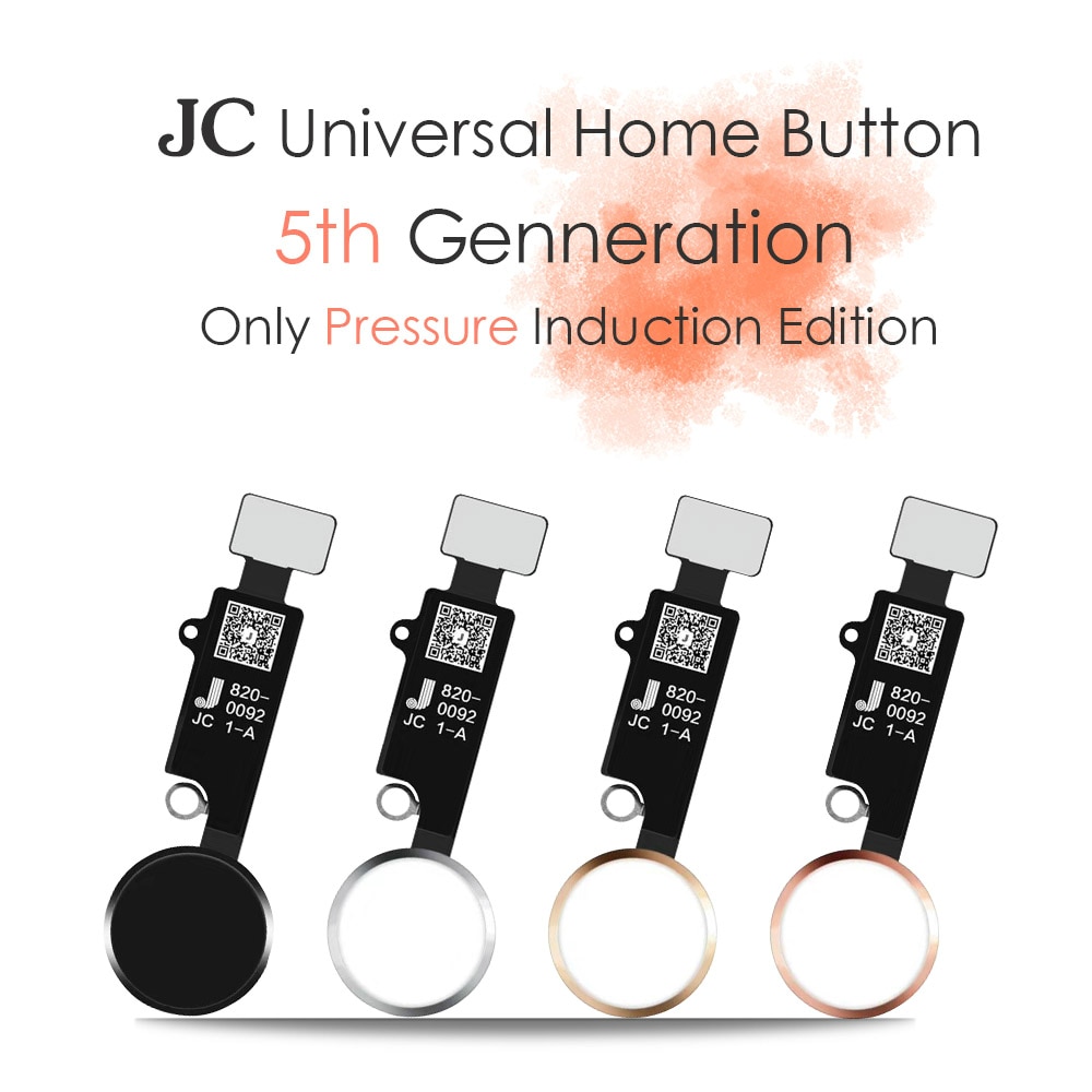 JC/Meibi 5th YF HX 3rd Gen Universele home knop Voor iPhone 7 7G 8 8G Plus menu Toetsenbord Terugkeer Op Off Functie geen touch ID