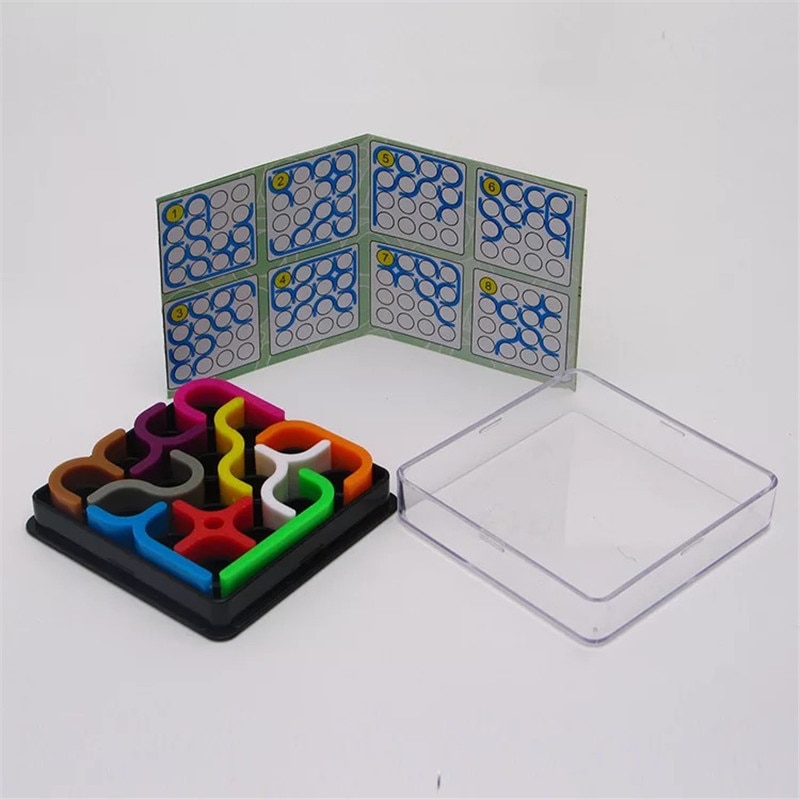 Creatieve 3D Smart Puzzel Crazy Curve Sudoku Puzzel Spel Geometrische Lijn Matrix Educatief Speelgoed Kinderen Leren Speelgoed