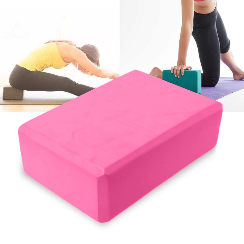 Yoga blokker høy tetthet eva skum blokker for yoga pilates meditasjon gym hjemme fitness trening tilbehør