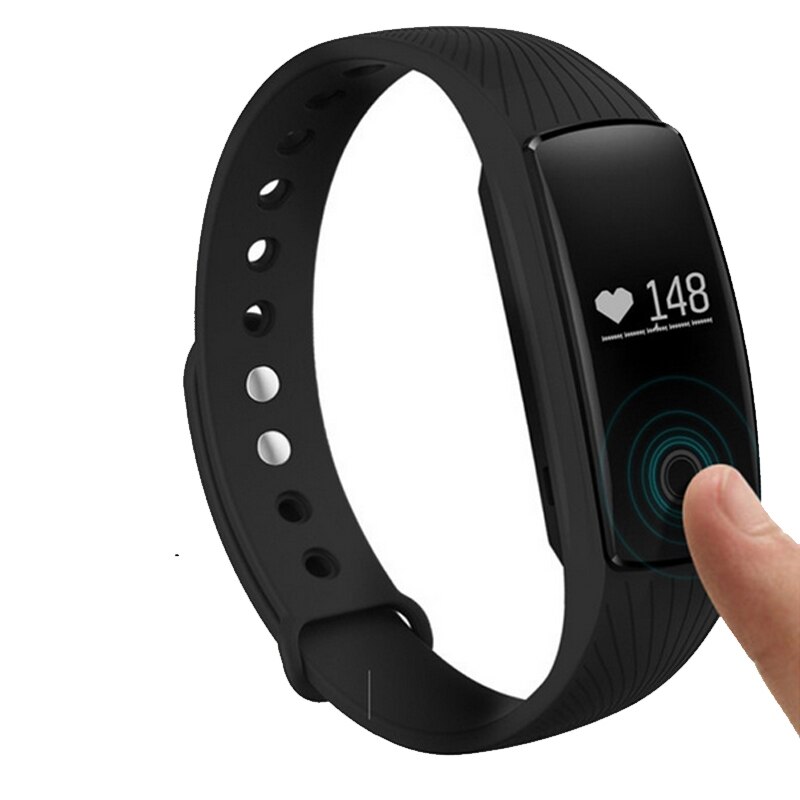Id107 puls smart armband klocka pulsmätare stegräknare smart band trådlöst fitness tracker armband