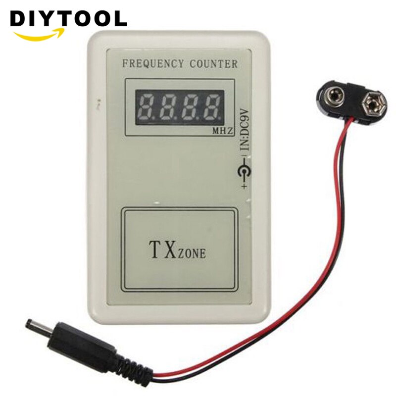 Afstandsbediening Draadloze Frequentie Meter Teller Voor Auto Auto Sleutel Afstandsbediening Detector Cymometer Voeding Kabel