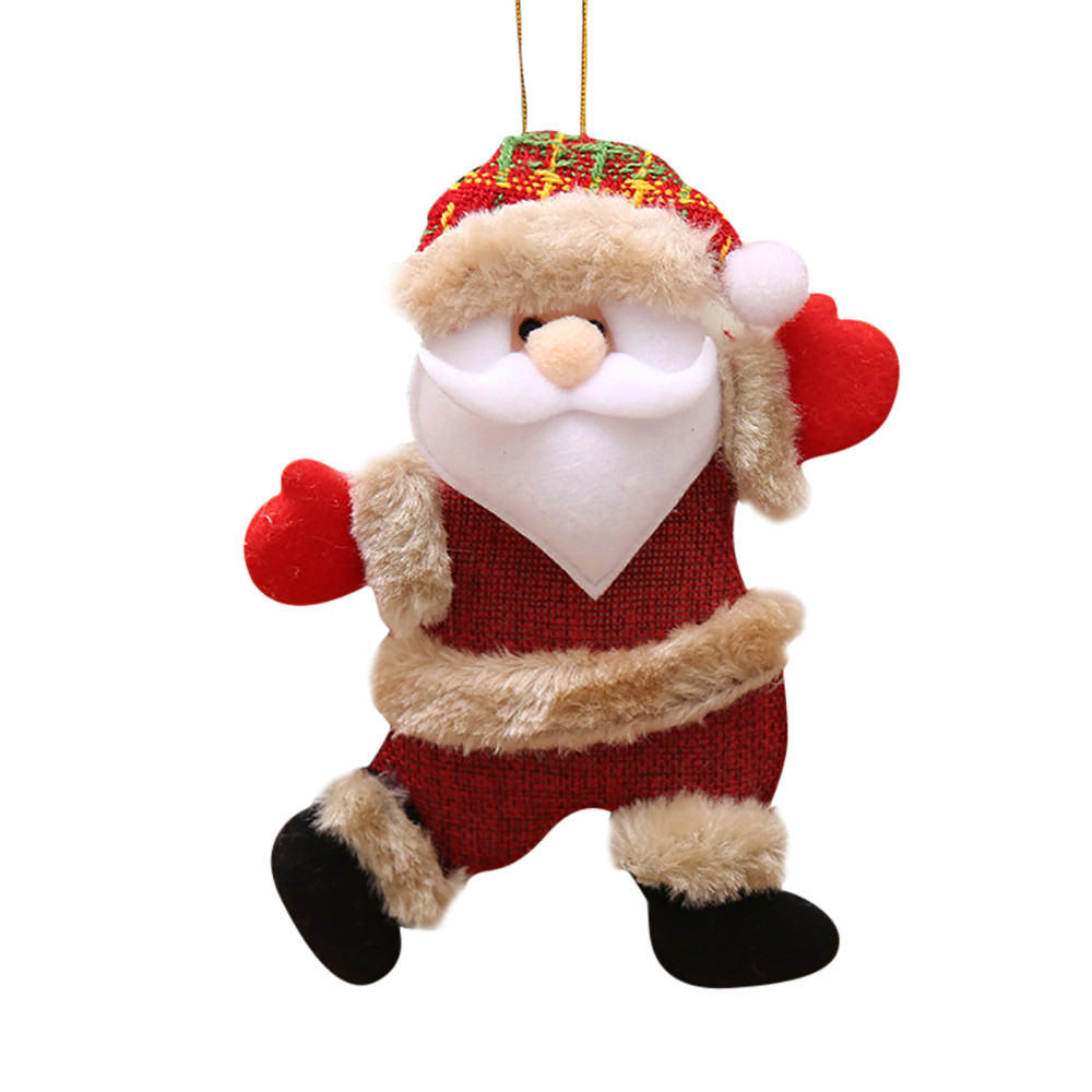Kerst Hang Decoratie Kerstmissneeuwman Boom Opknoping Ornamenten Kerstman Elanden Rendieren Speelgoed Doll Hang Decoraties #40