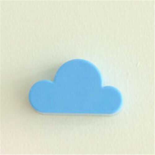 Porte-clés porte-clés joli support 1PC forme nuage magnétique cintre décoration mur maison: Bleu