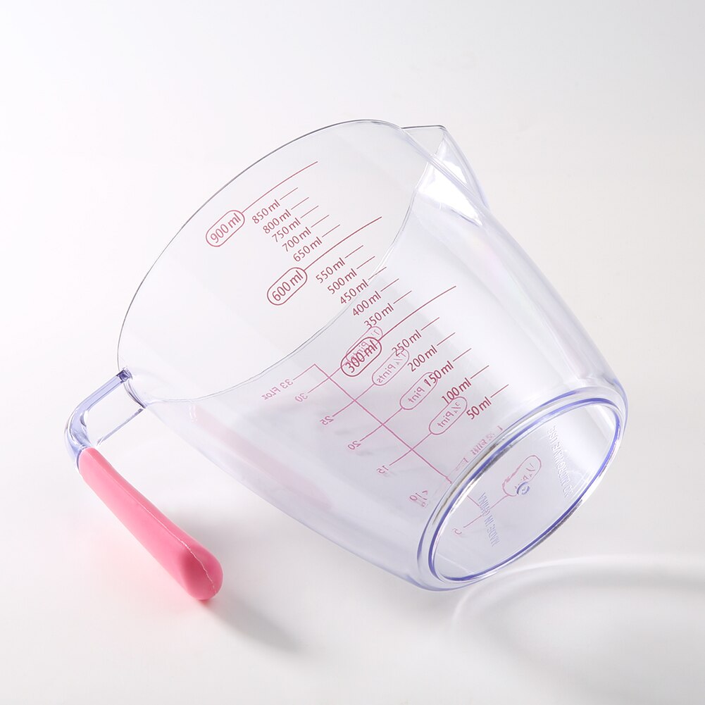 200ml/400ml/900ml Kitchen Plastic Scale Measuring Cup Bake Cooking Transparent Large Capacity Tool Measuring Cup for Baking