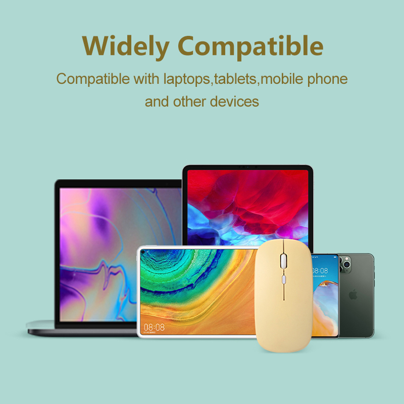 Ratón inalámbrico Bluetooth para PC, Gamer, iPad, Lpatop, tableta, teléfono móvil, ratón para juegos, ratón Bluetooth ergonómico silencioso mágico
