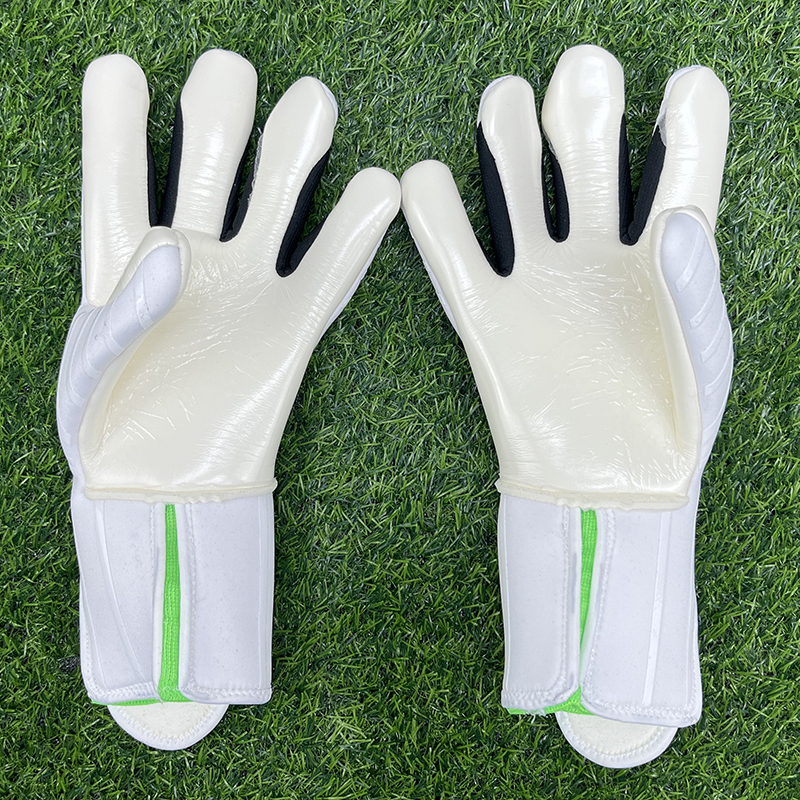 Gants de gardien de but de football en latex épaissi 4 mm Protection professionnelle Adultes Adolescent Gardien de but de football Gants de gardien de but