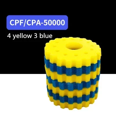 SUNSUN CPF CPA 1500 2500 5000 10000 15000 20000 30000 50000 Fishpond Filter Original Biological Cotton: Yellow