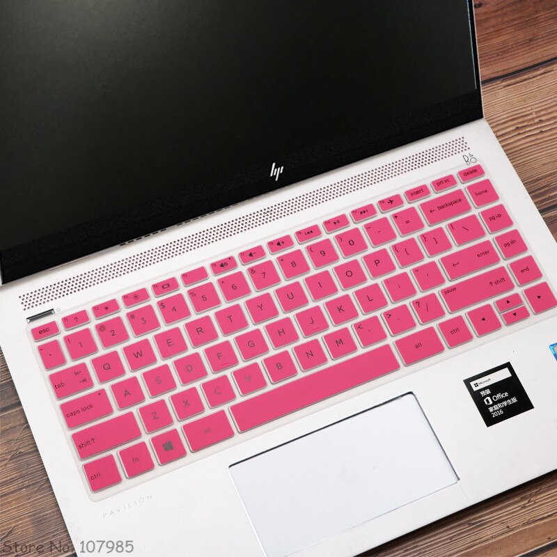 14 Inch Siliconen Laptop Toetsenbord Cover Skin Protector Voor Hp 240 G4 G5 G6 240 G7 G8 Notebook: Pink