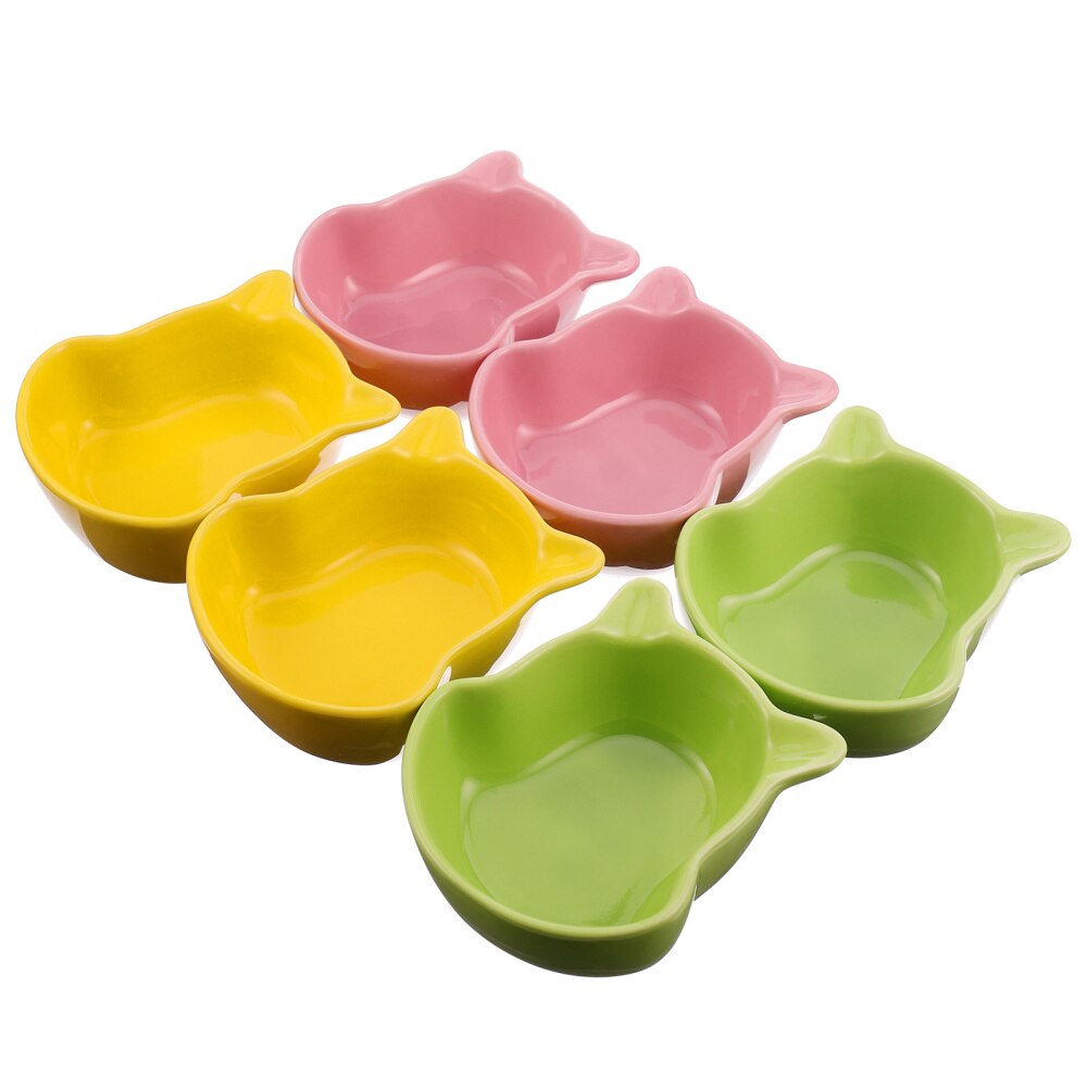 6 Pcs Ceramic Cake Baking Mold Cake Baking Mould Cake Making Mold(Mixed Color): Default Title