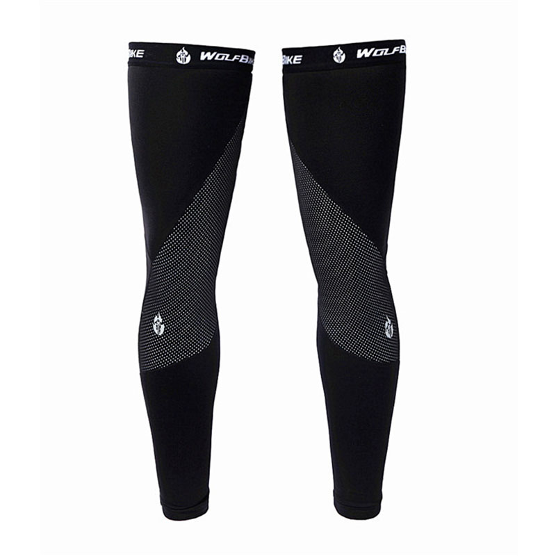 Mænd efterår og vinter cykelbensæt unisex udendørs sport cykel fleece bensæt varm patchwork vindtæt cykeltight