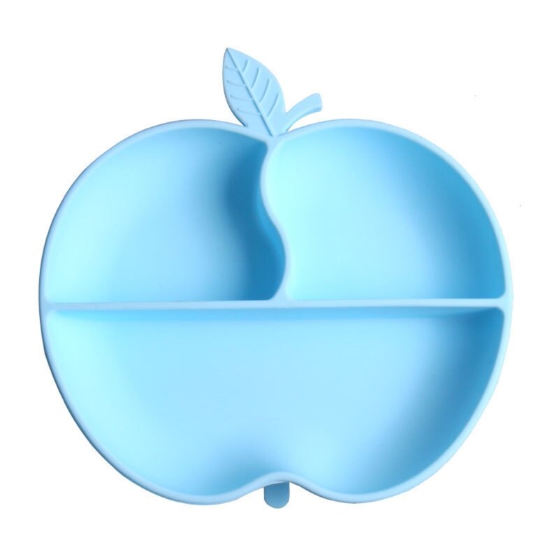 Antislip siliconen zuignap verdeeld bord training eten kom placemat