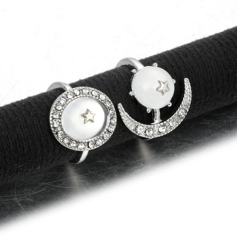 Tocona Vintage or anneaux ensembles pour femmes croix coquille étoile de mer cristal clair pierre géométrique bague de mariage bijoux