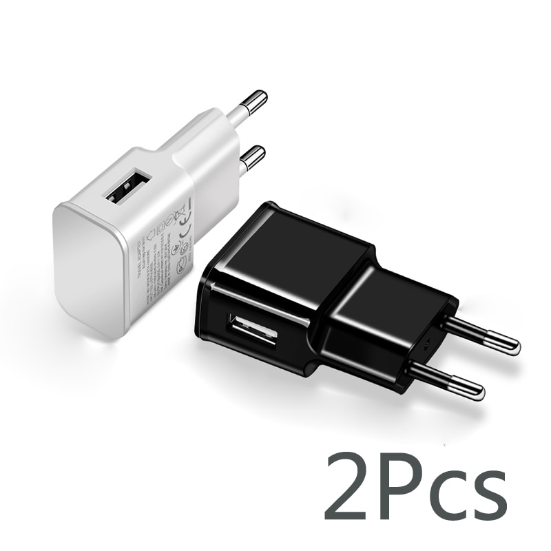 2 Teile/los 5V 2A Reise Bequem Eu-stecker Zauberstab USB Ladegerät Adapter Für Samsung Galaxis S5 S4 S6 hinweis 3 2 für iphone 7 6 5 4