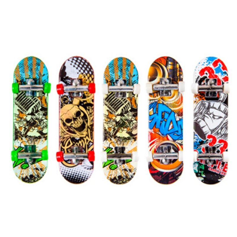 Mini patineta de dedo para niños, juguete de patineta de dedo, juego clásico Chic, juguetes de escritorio, 1 ud.