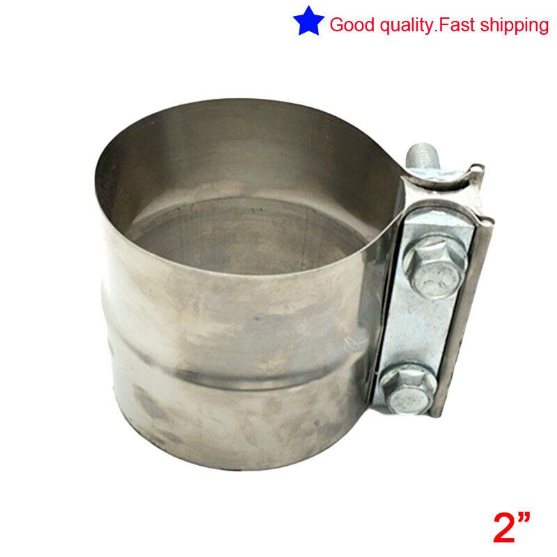 Exhaust Clamps 4 In Confote 5" Stainless Steel T304 Lap Joint Exhaust Band Clamp Step Clamps Fit Catback Muffler 2.5 Exhaust Clamp - Foto 5