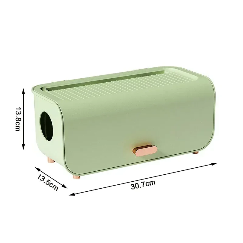 Desktop Cable Storage Box Power Line Storage Case Waterproof Dustproof Charger Socket Organizer Wire Case Cable Winder Organizer