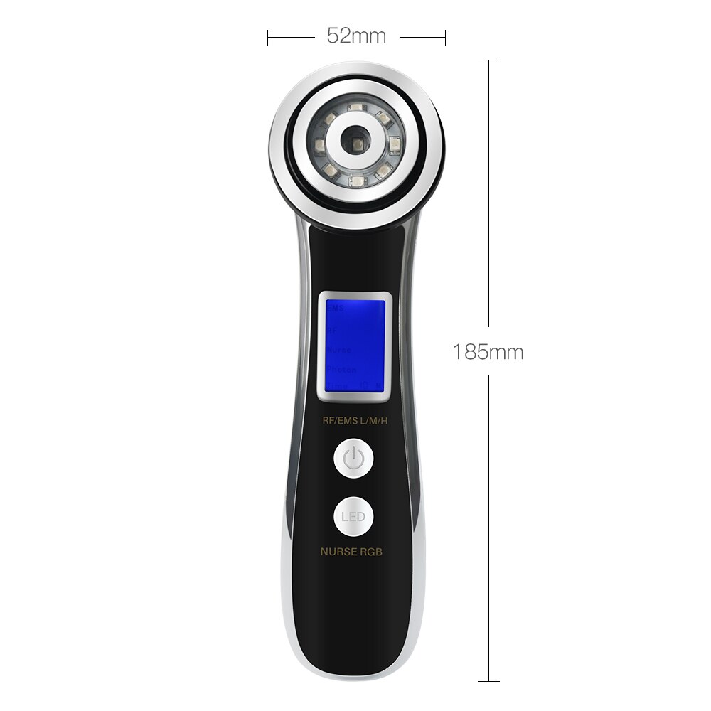 4-IN-1 LED Photon Therapy RF EMS Microvibration Machine Wrinkle Removal Face Lifting Facial Care Massager Beauty Device