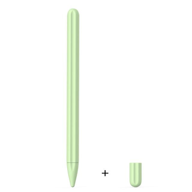 Anti-kratzen Silikon Schutzhülle Feder Stift Stift fallen Für berühren Kuli Kompatibel Zubehör Bleistift Stift Mit M-bleistift: Grün