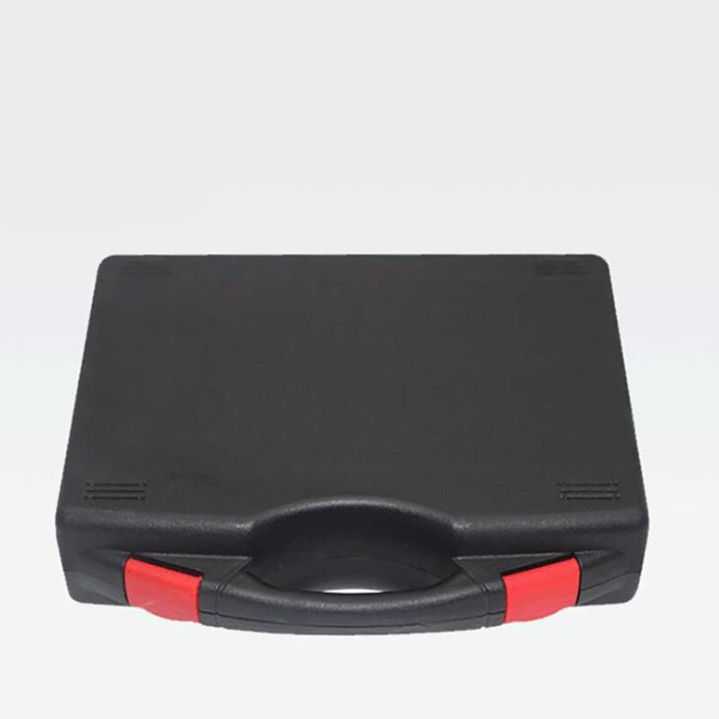 Draagbare Plastic Gereedschapskoffer Veiligheid Bescherming Koffer Apparatuur Instrument Case Beschermende Hard Case Voor Hardware Gereedschap, Black