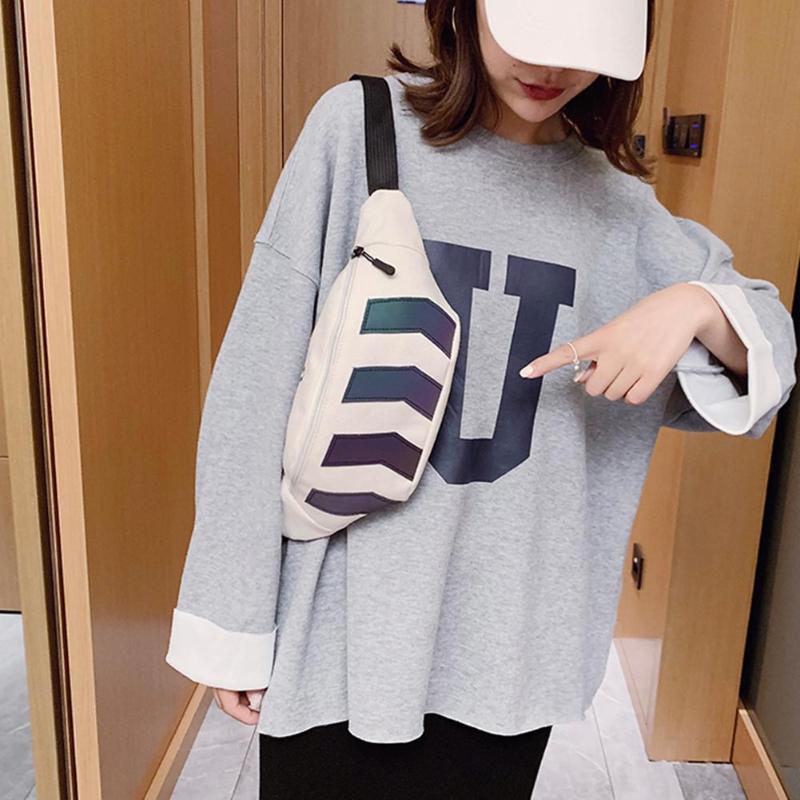 fanny Leinwand Gürtel Brust Tasche für Frauen Männer Hüfte hüpfen Schulter Bote Packungen Party Täglichen Geld Geldbörse Telefon Beutel tasche #15