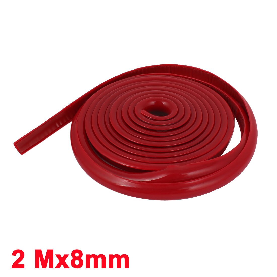 X autohaux myk plast panel lister trim stripe bil rød grill utvendig dekorasjon lister trim list 2 meter: Rød