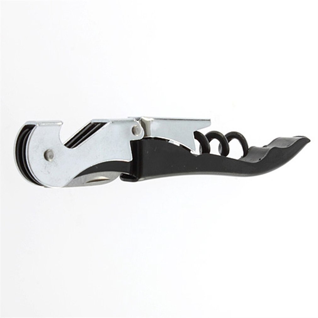 Professionele Rvs Kurk Schroef Corkscrew Multifunctionele Wijn Flesopener Met Plastic Handvat