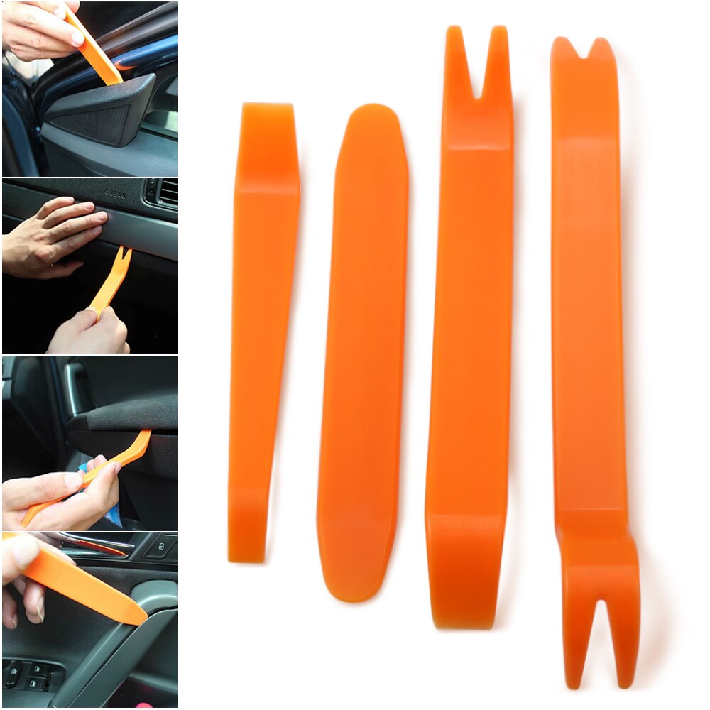 4 stuks/set autoradio demontagegereedschap voor chevrolet silverado suzuki celerio  w204 opel astra j nissan micra