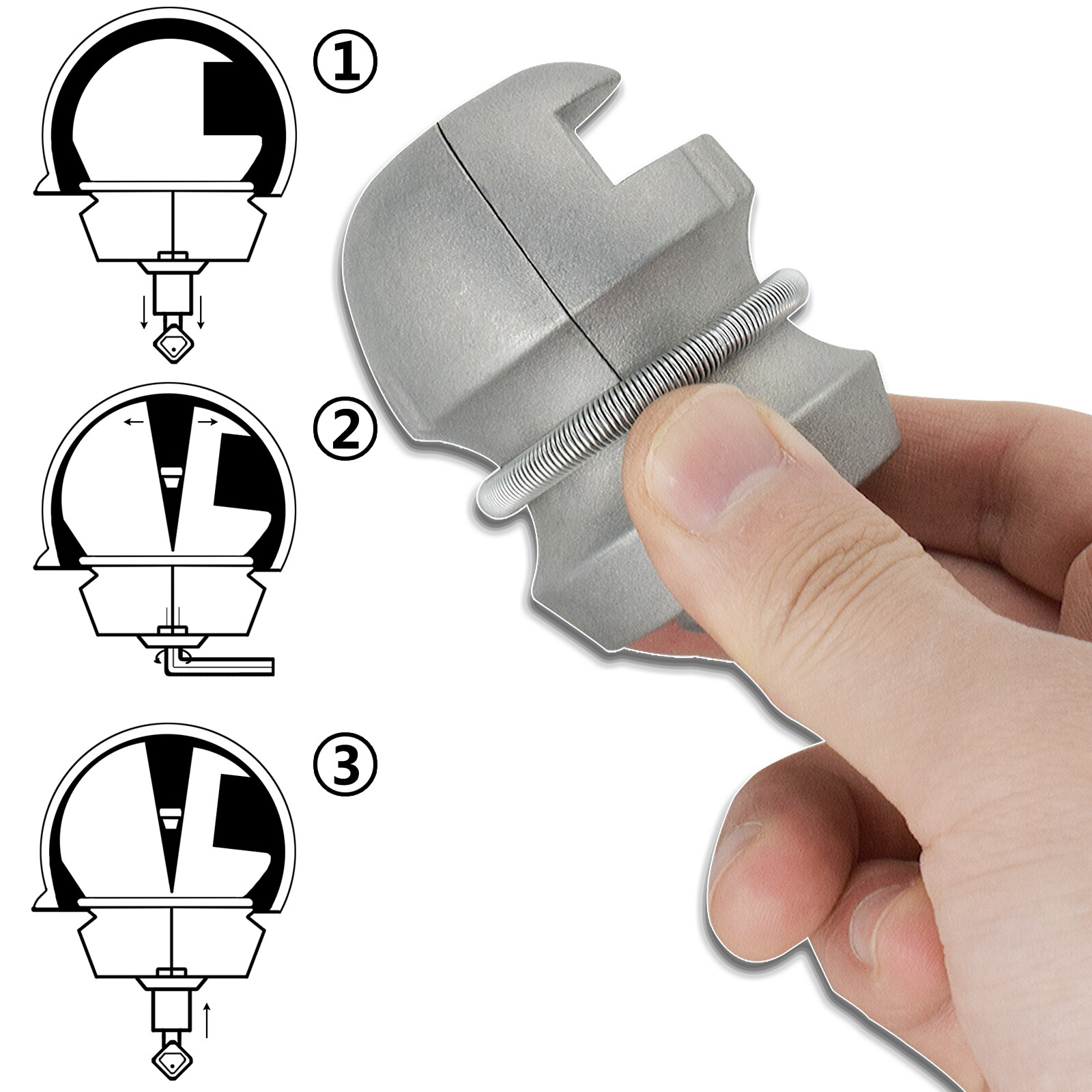 Trailer Part Coupling Lock Hitch Ball Lock Tow Caravan Anti Theft Device Universal Hitch lock Trailer Hitch Replacement