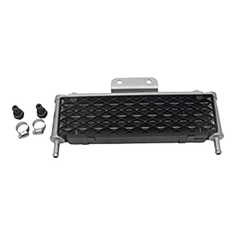 Enfriador de aceite de motocicleta de 4 filas de malla de gran tamaño con 10Mm de brillo para motores 50Cc-160Cc modificado refrigerado por aceite Pit Dirt Bike