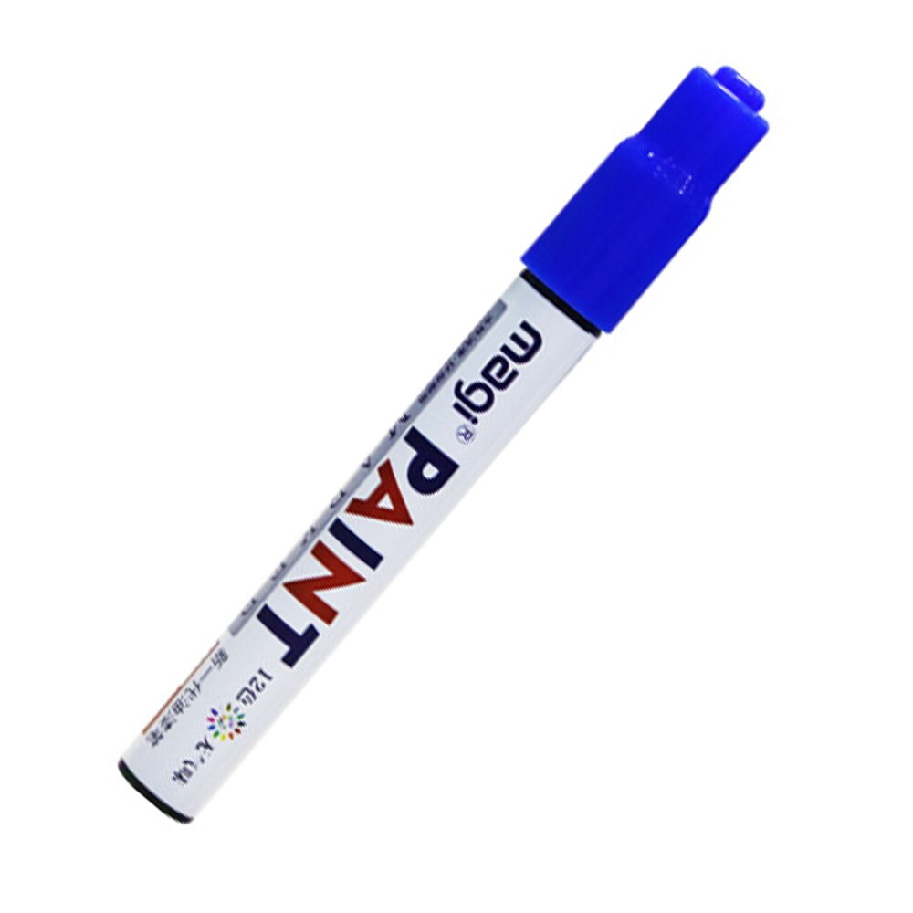 Umitive 1pcs Verf Marker Kan Niet Veeg De Band Touch Up Pen Album Graffiti DIY Wit Marker Pen: Dark blue